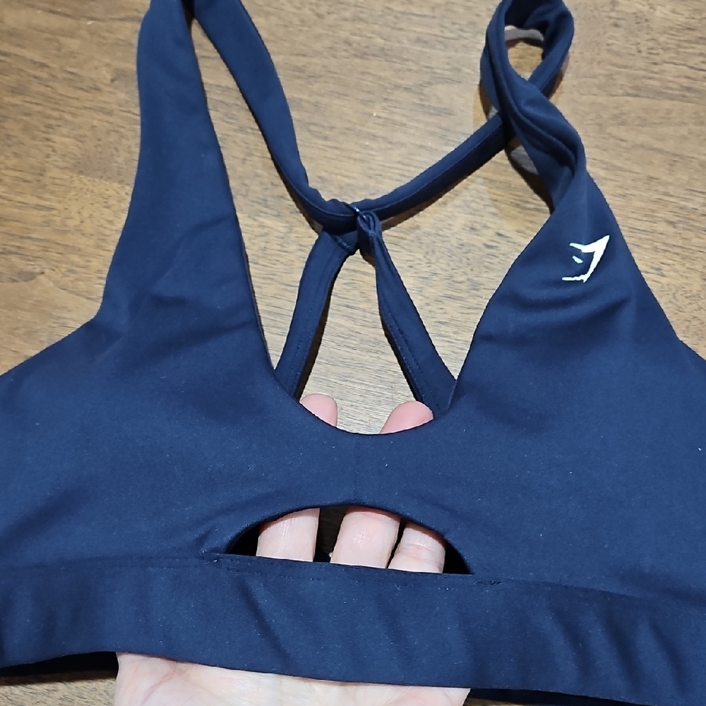Gymshark Deep Blue Sports Bra - Picture 3 of 8
